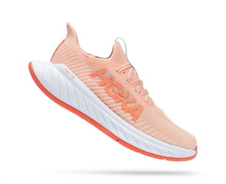 Carbon X 3 Hoka Pfirsichparfait Sommerlied