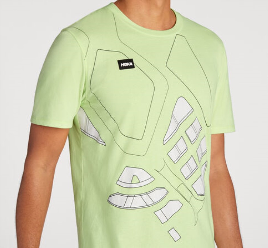 Hoka Ganztages-T-Shirt Schmetterling
