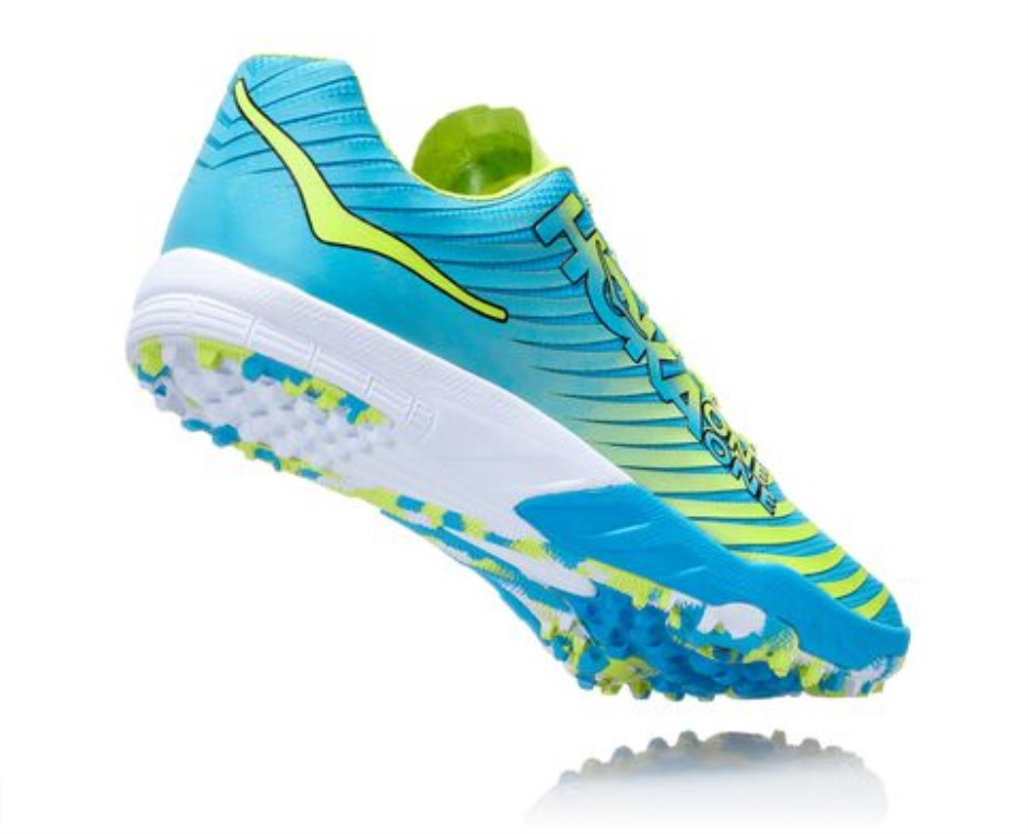 Hoka Evo Xc Ohne Spikes Cyan Zitrus