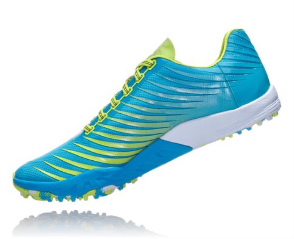 Hoka Evo Xc Ohne Spikes Cyan Zitrus