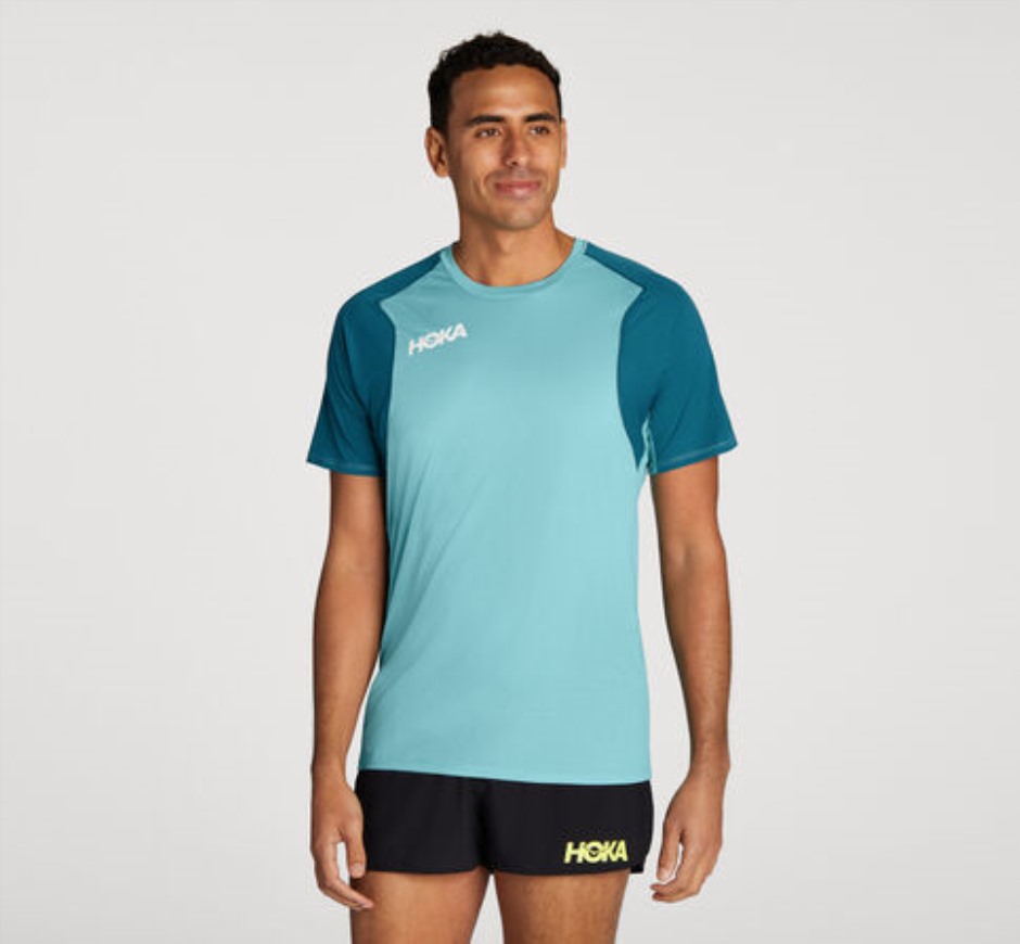 Glide Hoka Coastal Shade Mit Kurzen Ärmeln