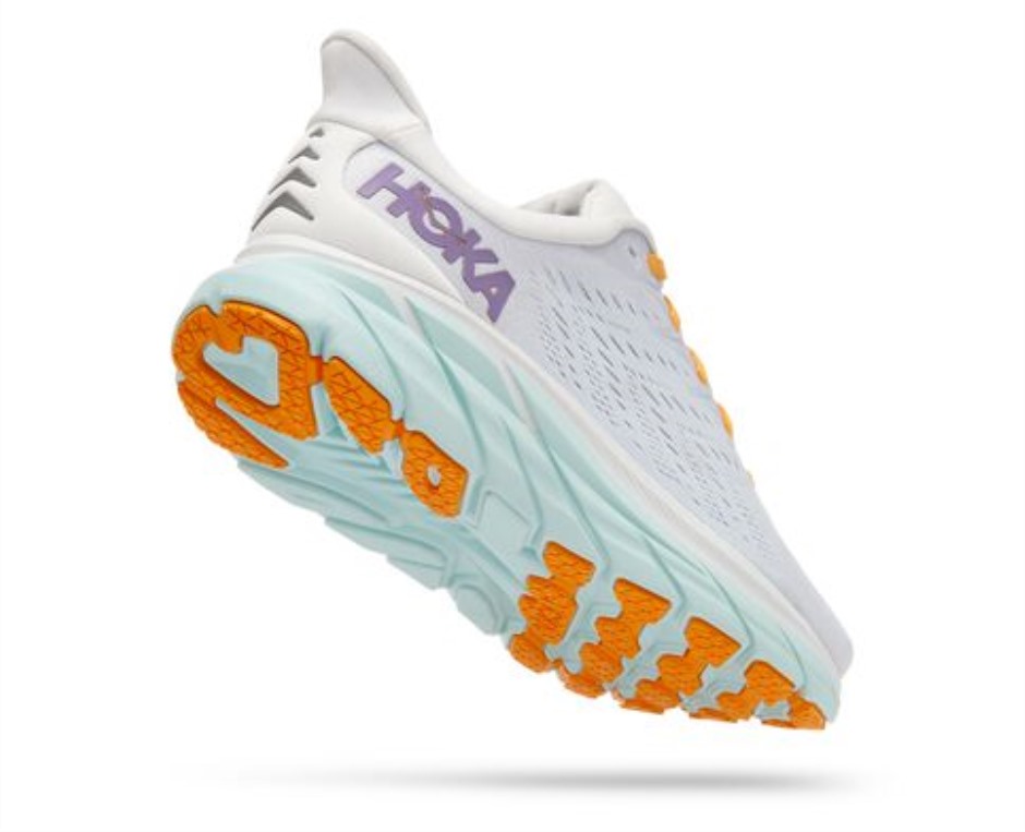 Clifton 8 Hoka Blanc De Blanc Weiß