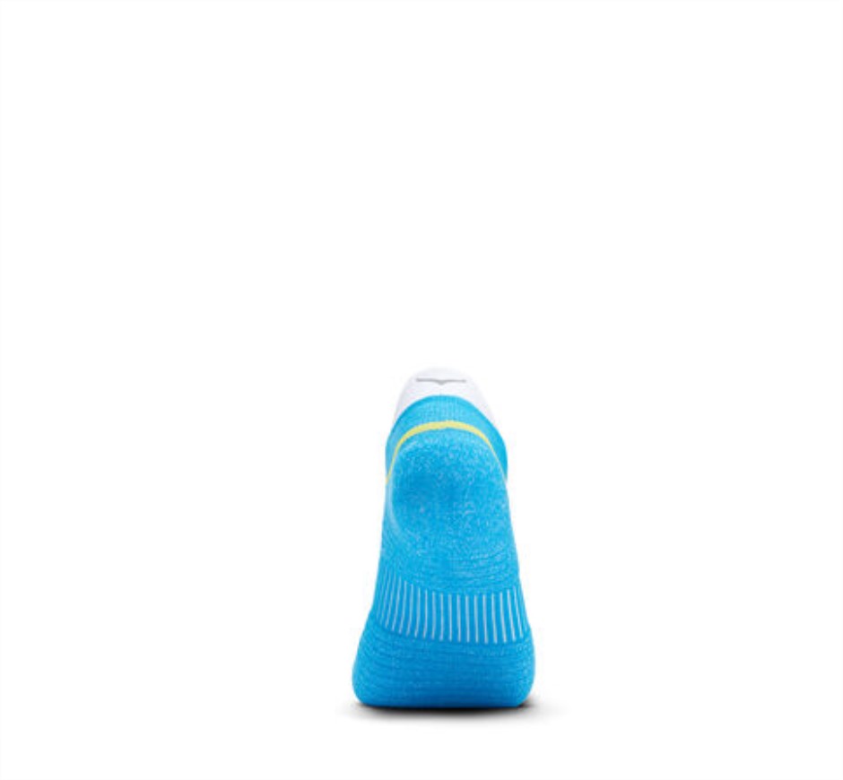 No-show Run Socke Hoka Diva Blue Citrus