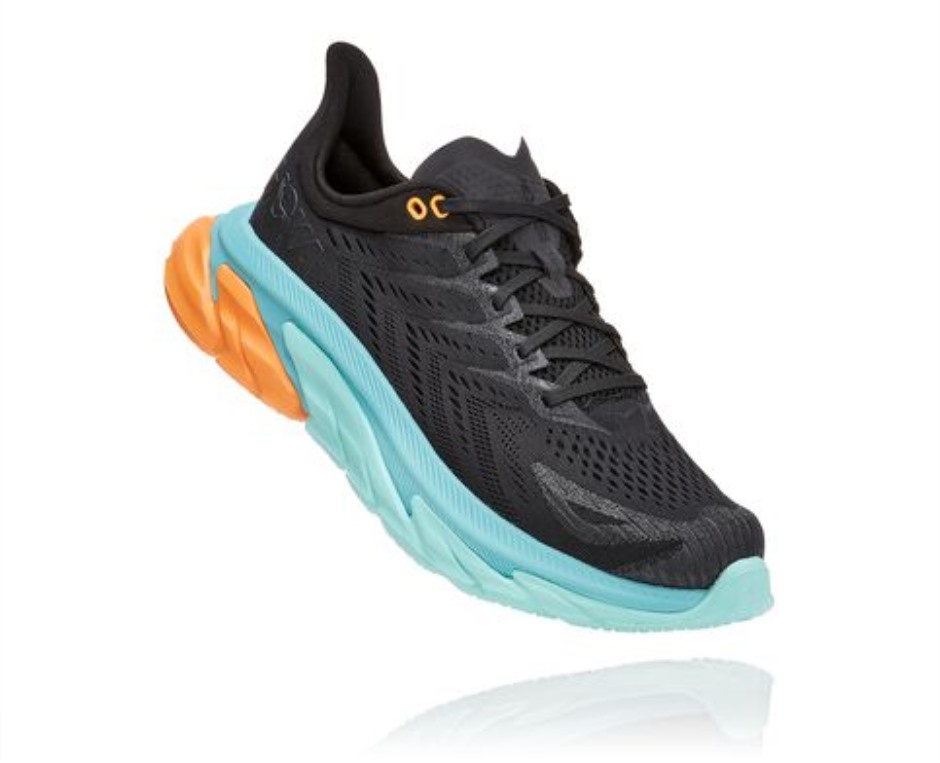 Hoka Clifton Edge Schwarzes Aquarell