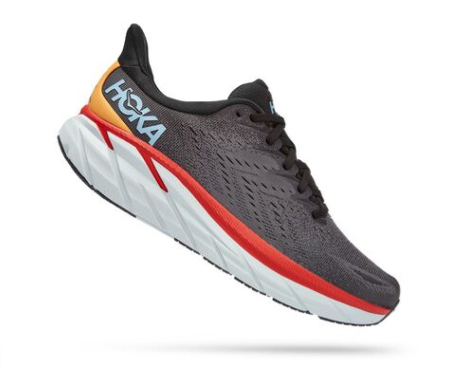 Hoka Clifton 8 Anthrazit Castlerock
