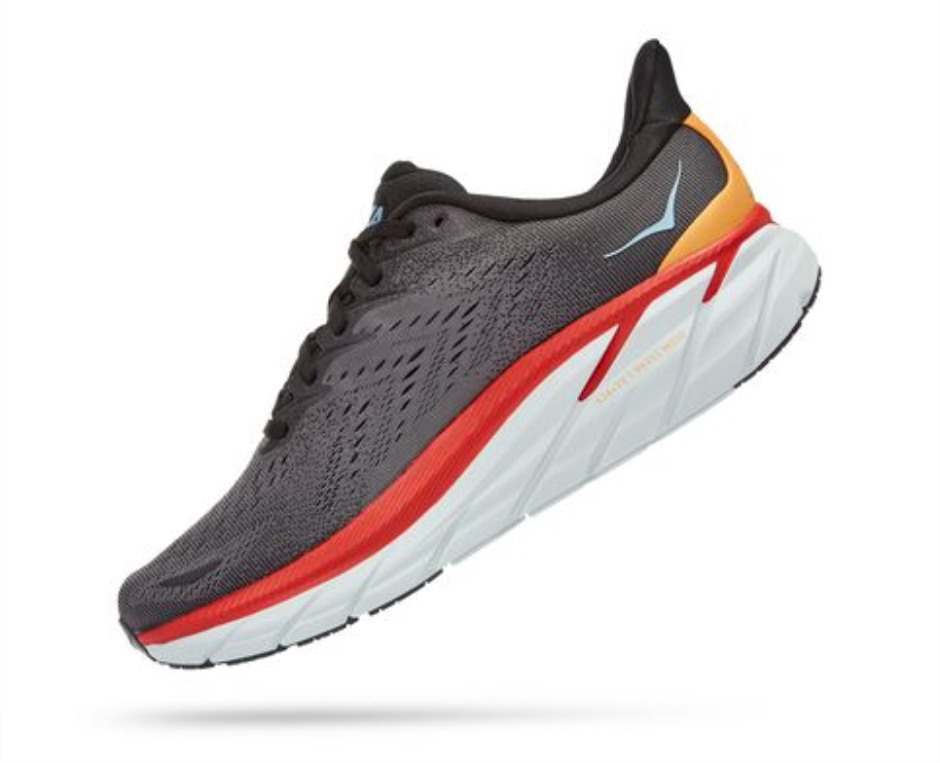 Hoka Clifton 8 Anthrazit Castlerock
