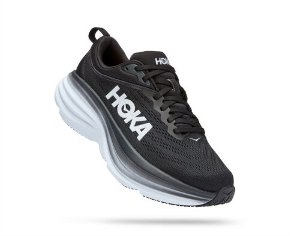 Bondi 8 Hoka Schwarz