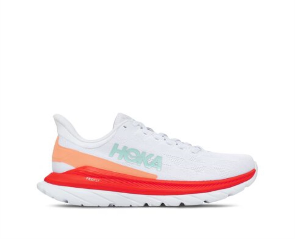 Hoka Mach 4 Weiße Fiesta