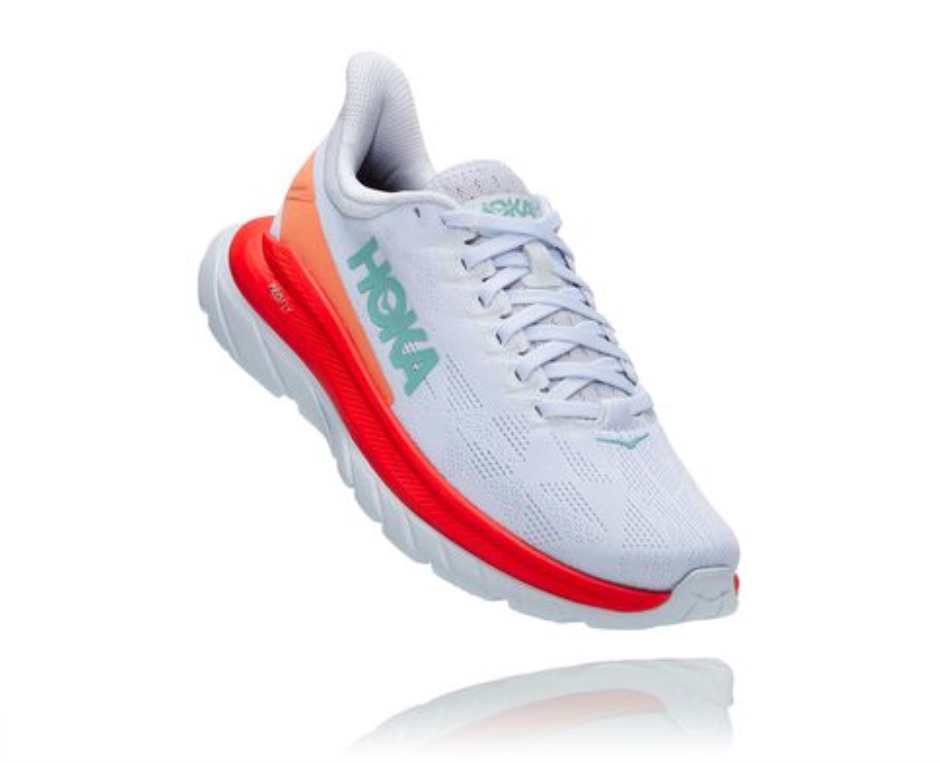 Hoka Mach 4 Weiße Fiesta