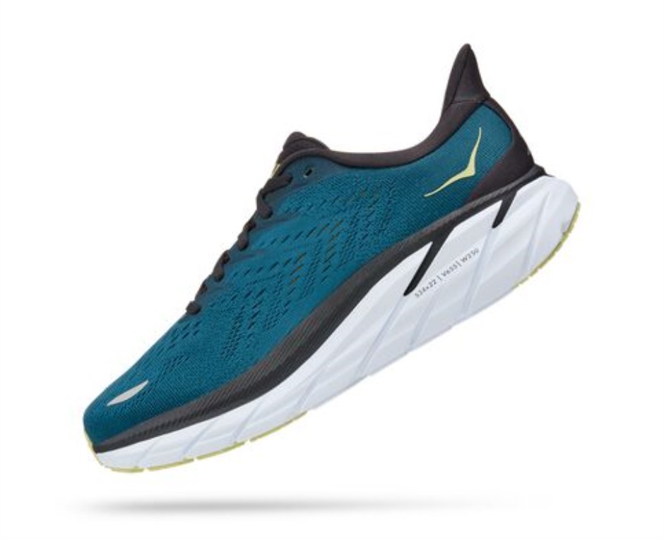 Hoka Clifton 8 Blauer Korallenschmetterling