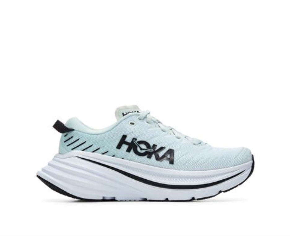 Hoka Bondi X Blaues, Wogendes Glasglassegel