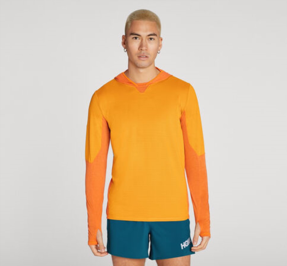 Sierra Sun Hoodie Hoka Strahlendes Gelb