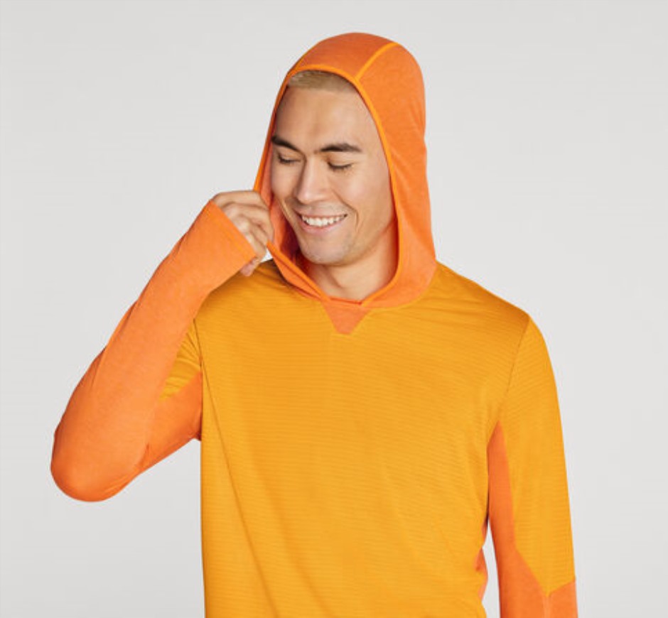 Sierra Sun Hoodie Hoka Strahlendes Gelb