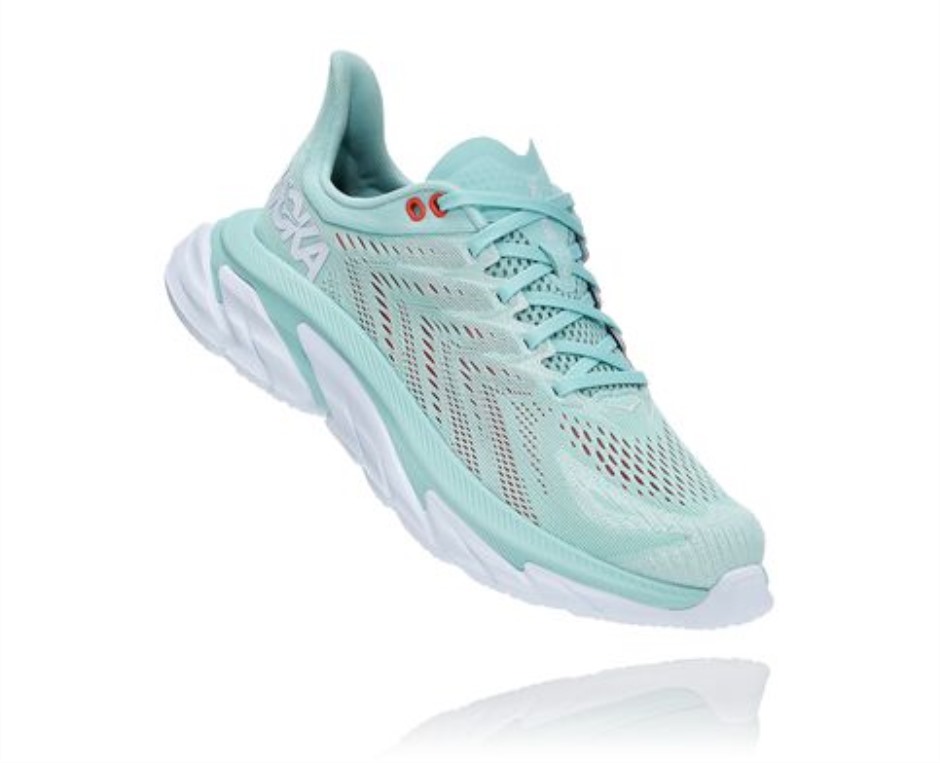 Clifton Edge Hoka Eierschale Blau Weiß