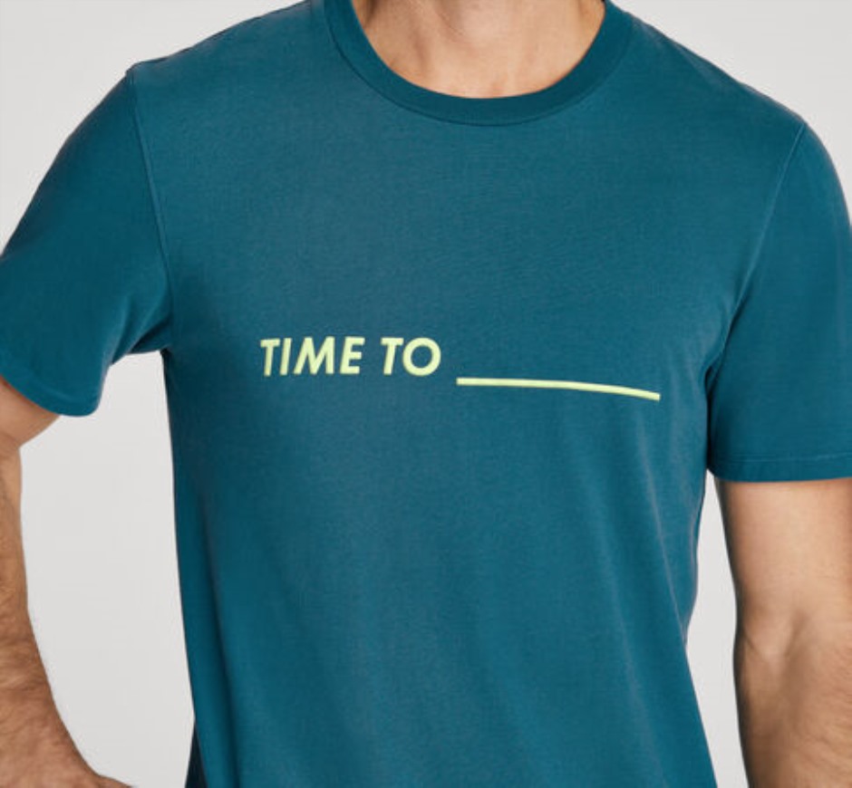 Ganztags-T-Shirt Hoka Blue Coral