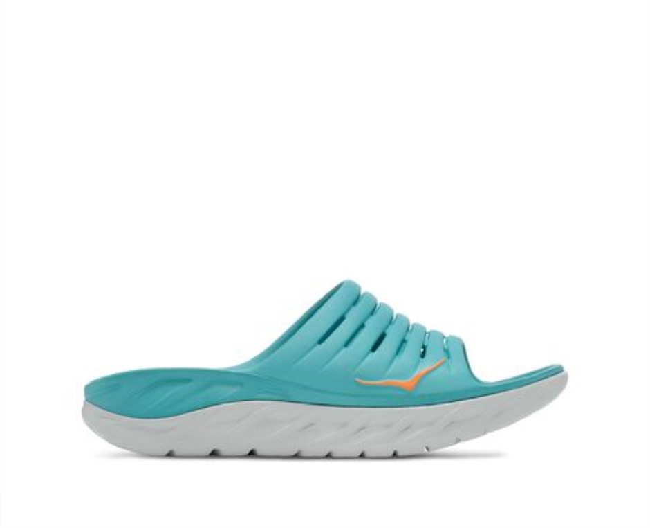 Ora Recovery Slide Hoka Aquarelle Loderndes Orange