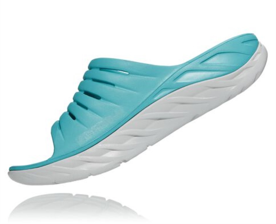 Ora Recovery Slide Hoka Aquarelle Loderndes Orange