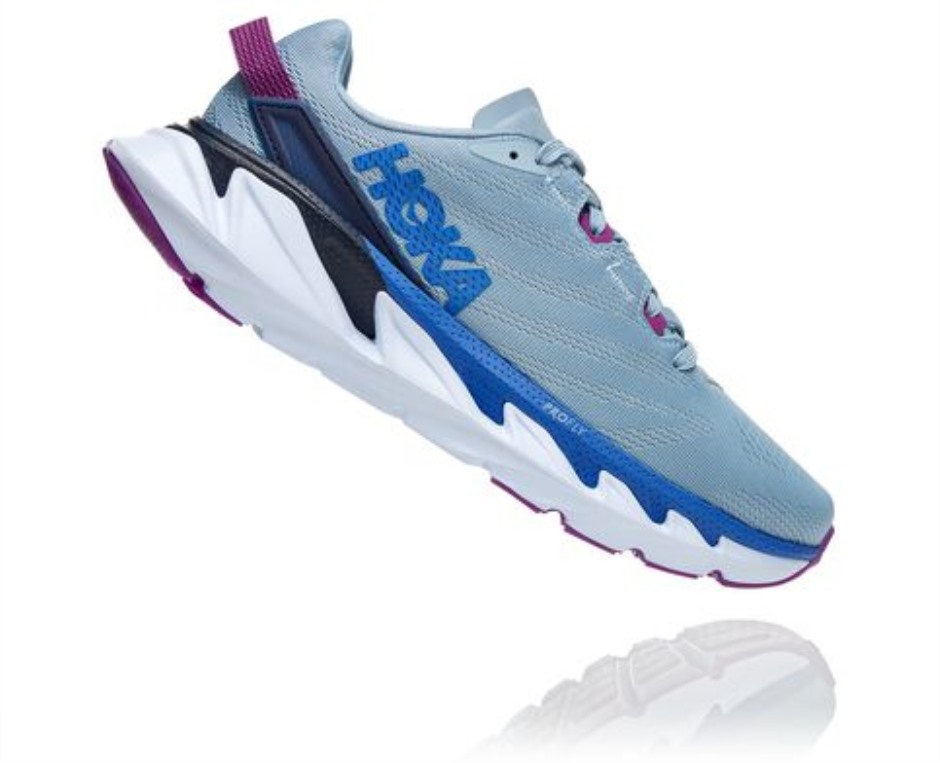 Elevon 2 Hoka Ballade Blue Schillerndes Blau