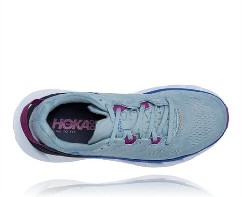 Elevon 2 Hoka Ballade Blue Schillerndes Blau