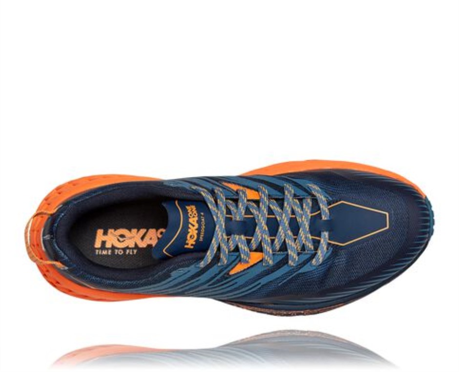 Speedgoat 4 Hoka Real Teal Persimmon Orange