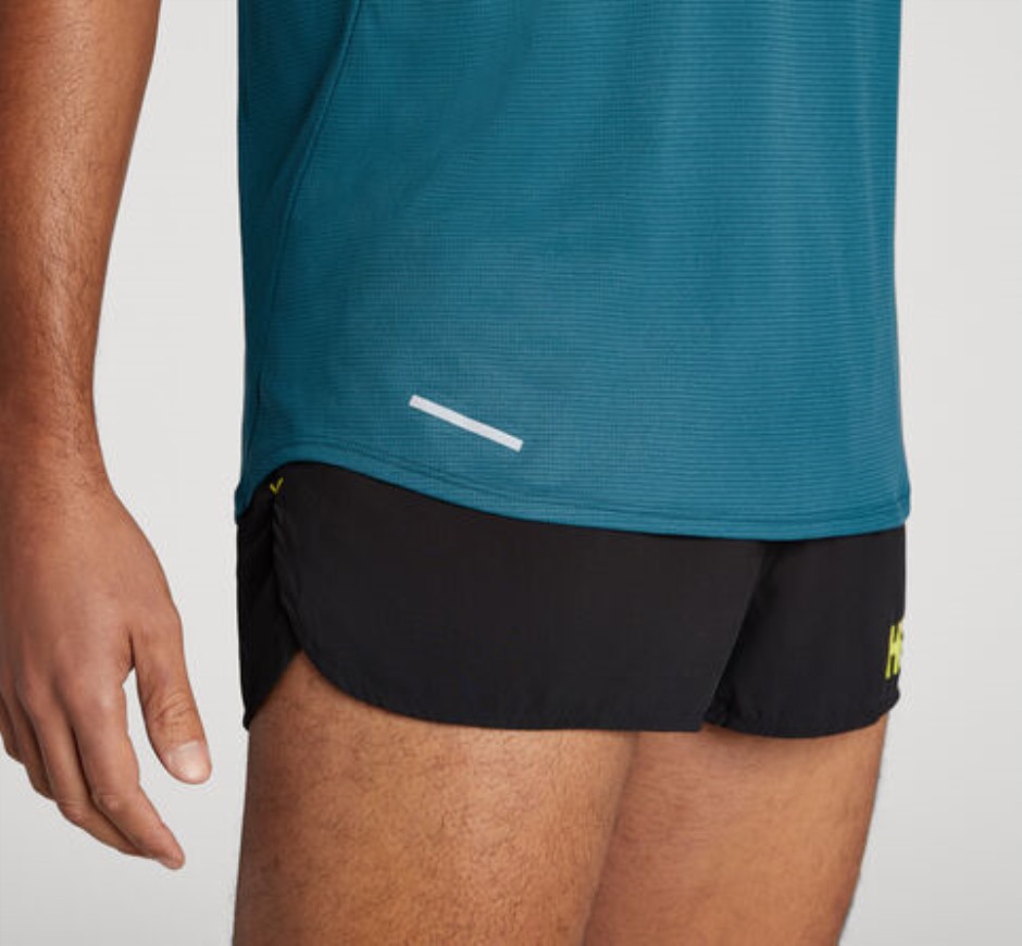 Hoka Glide Singlet Blaue Koralle