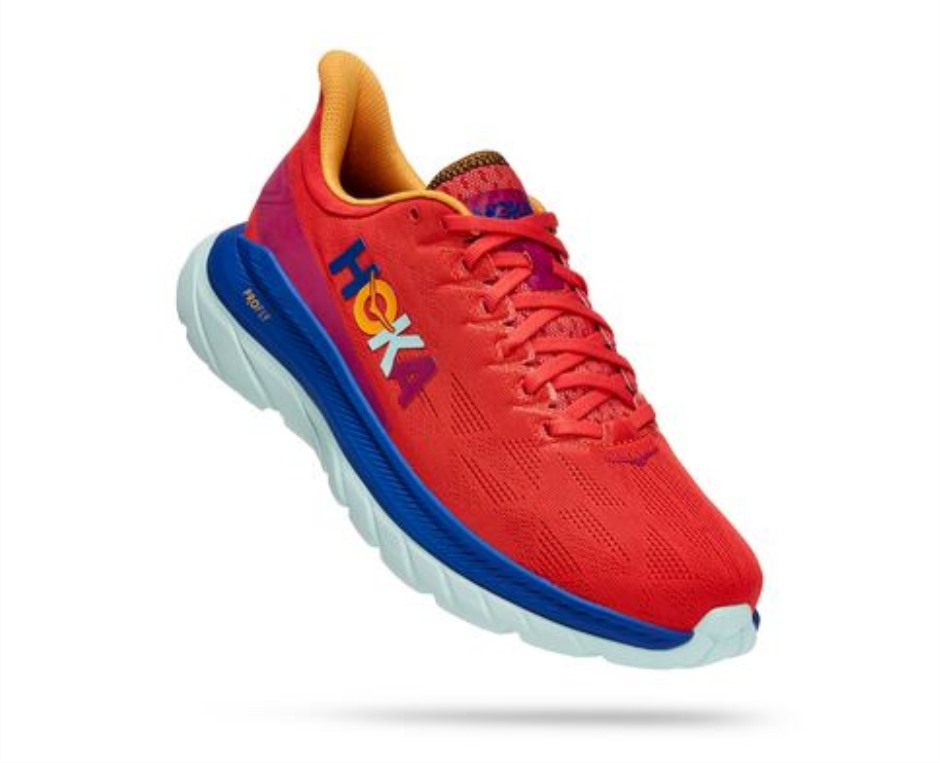 Hoka Mach 4 Fiesta Bläuen