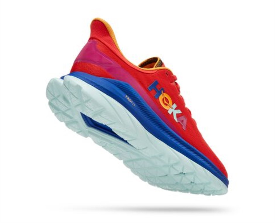 Hoka Mach 4 Fiesta Bläuen