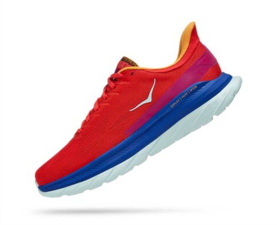 Hoka Mach 4 Fiesta Bläuen