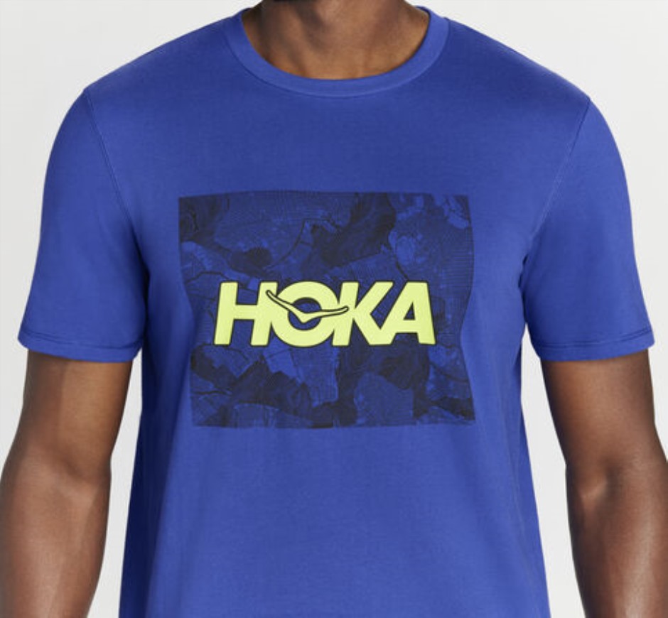 Hoka Ganztägig T-Shirt Bläuen