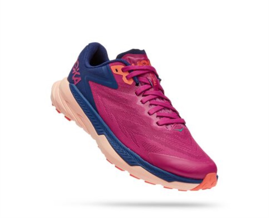 Zinal Hoka Festival Fuchsia Bellwether Blau
