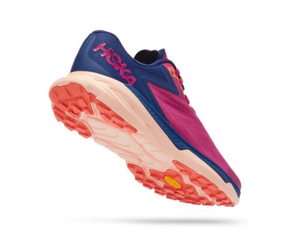 Zinal Hoka Festival Fuchsia Bellwether Blau