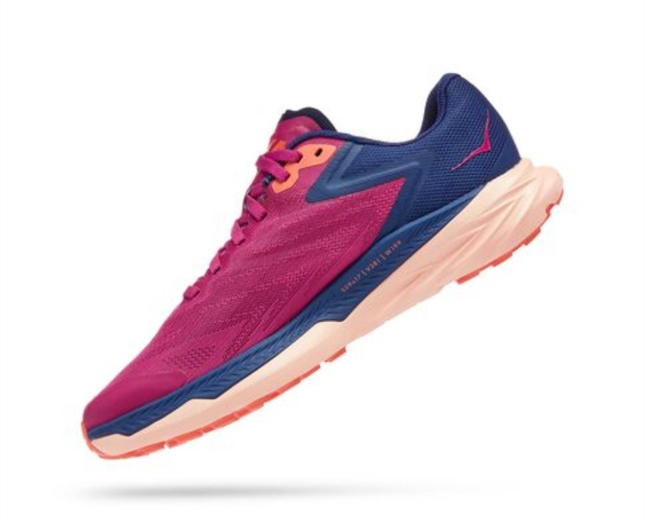 Zinal Hoka Festival Fuchsia Bellwether Blau