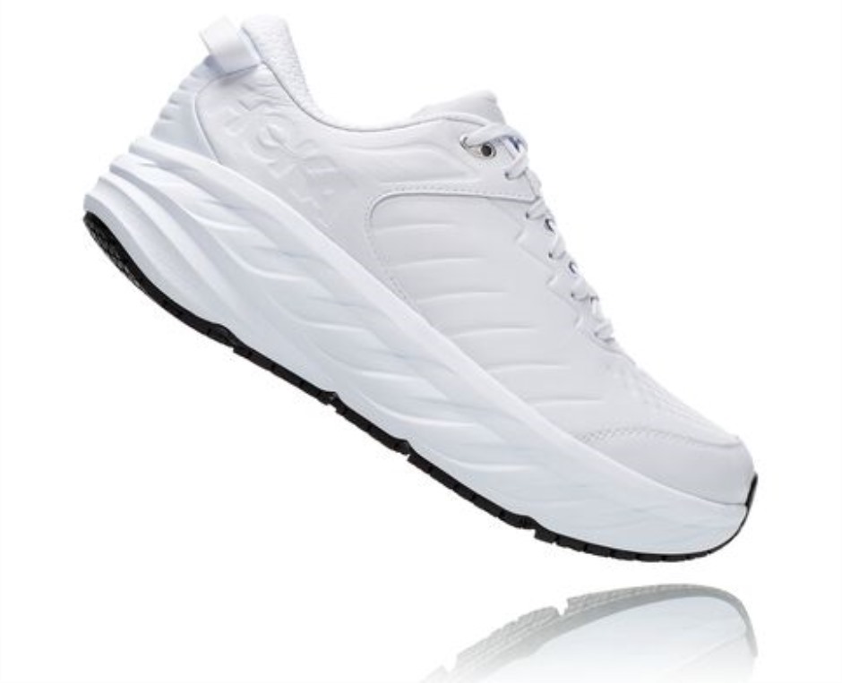Bondi Sr Hoka Weiß