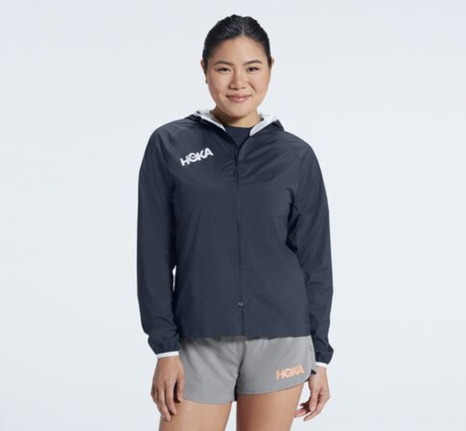 Hoka Full-Zip Windjacke Weltraum