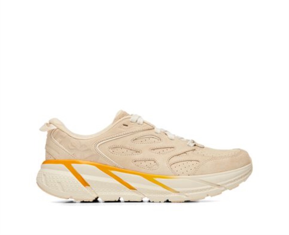 Clifton L Suede Hoka Mürbebrot Strahlend Gelb