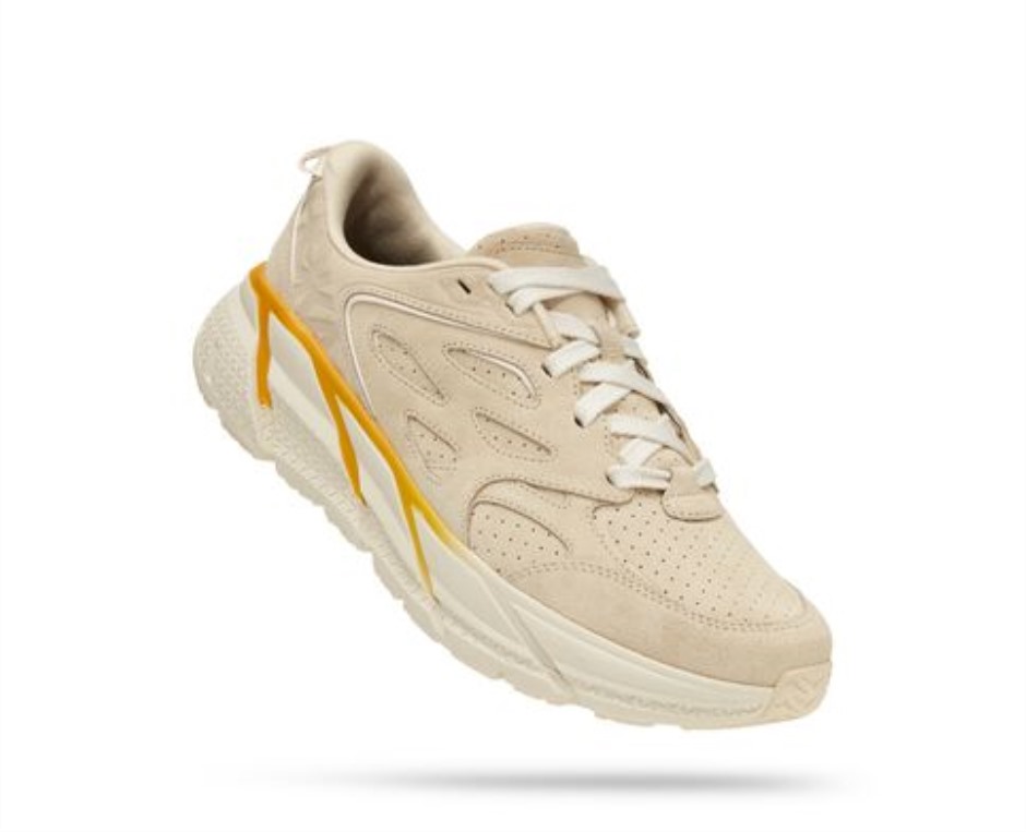 Clifton L Suede Hoka Mürbebrot Strahlend Gelb