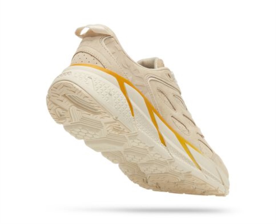 Clifton L Suede Hoka Mürbebrot Strahlend Gelb