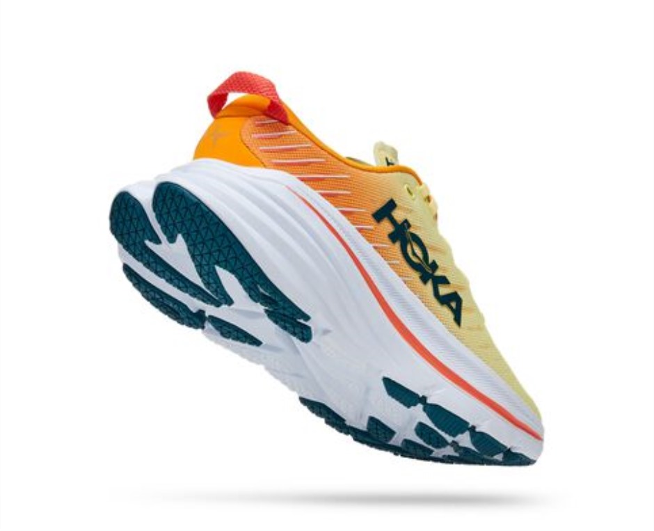 Hoka Bondi X Gelbe Birne Strahlend