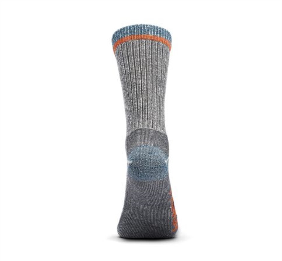 Hoka Merino Mischung Crew Socke Castlerock