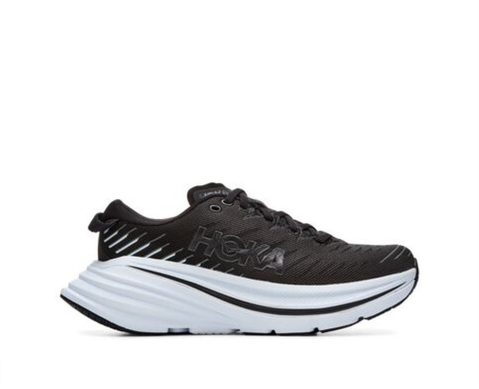 Bondi X Hoka Schwarz Weiß