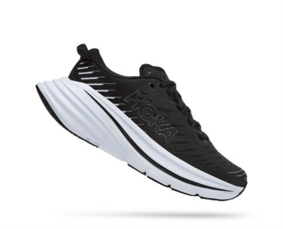 Bondi X Hoka Schwarz Weiß
