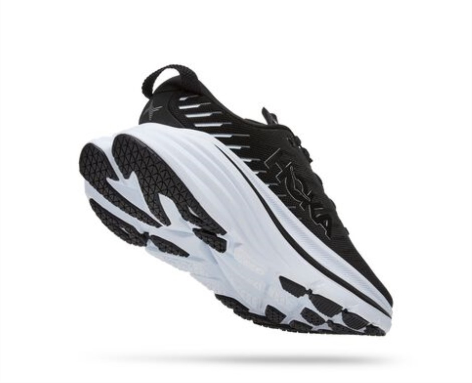 Bondi X Hoka Schwarz Weiß