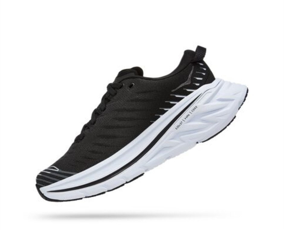 Bondi X Hoka Schwarz Weiß