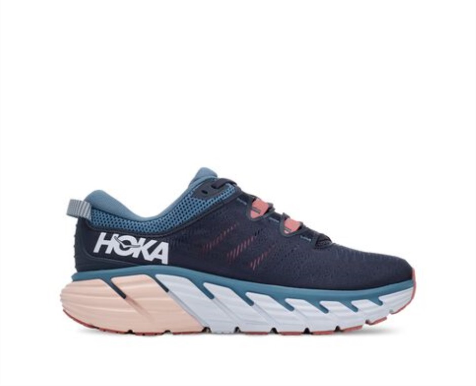Hoka Gaviota 3 Ombre Blaue Rosette
