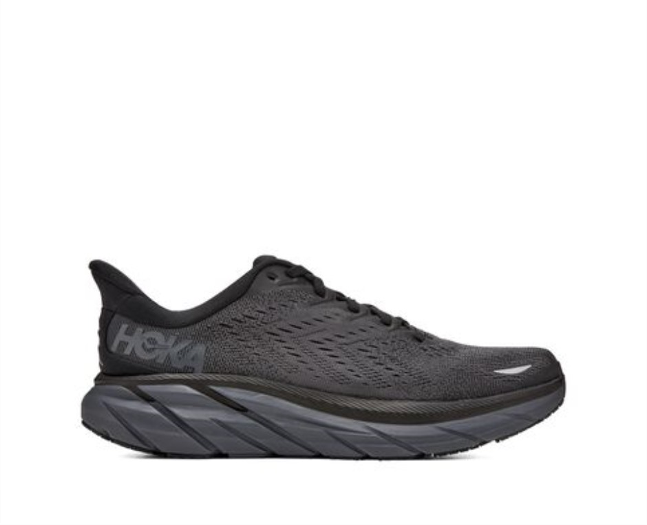 Clifton 8 Hoka Schwarz