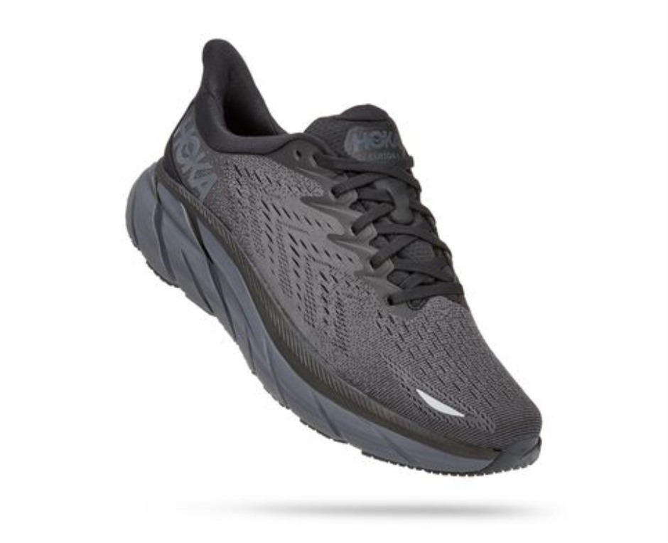 Clifton 8 Hoka Schwarz