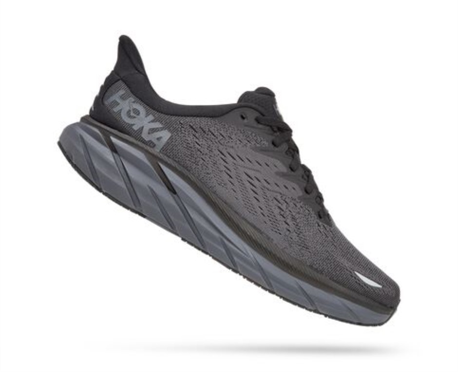Clifton 8 Hoka Schwarz