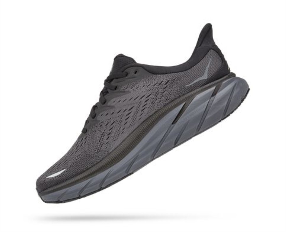 Clifton 8 Hoka Schwarz