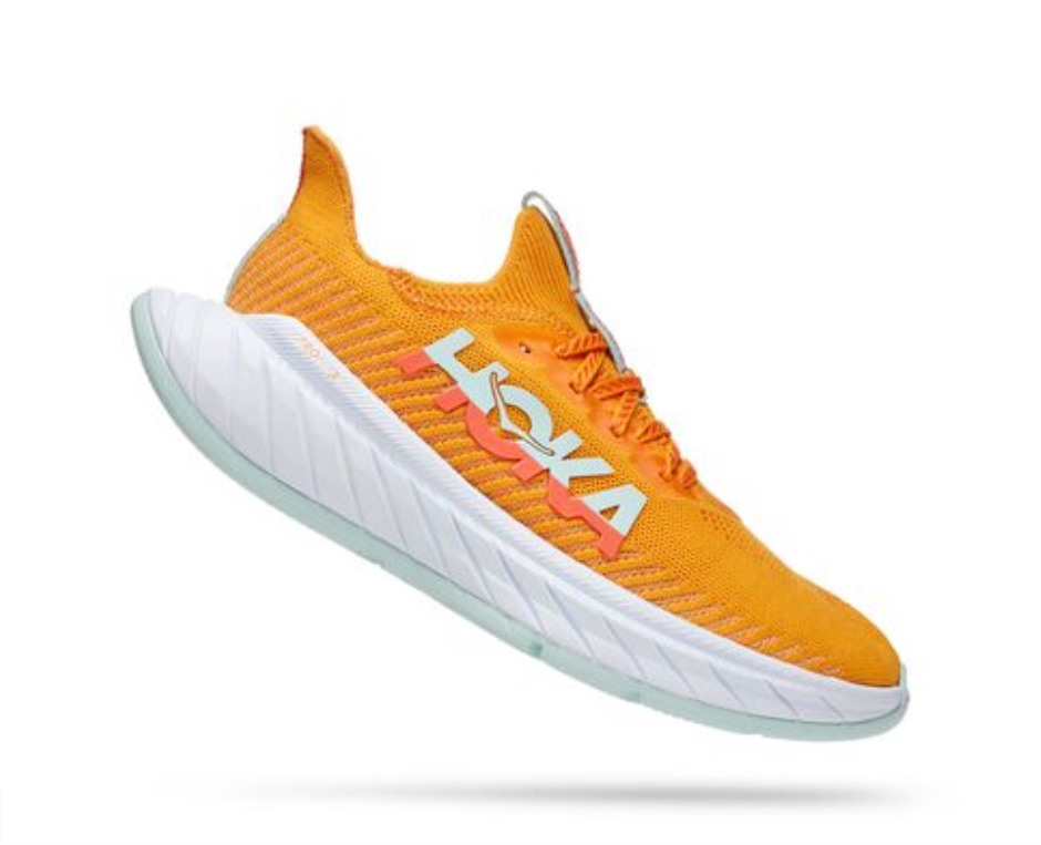 Kohlenstoff X 3 Hoka Strahlendes Gelb
