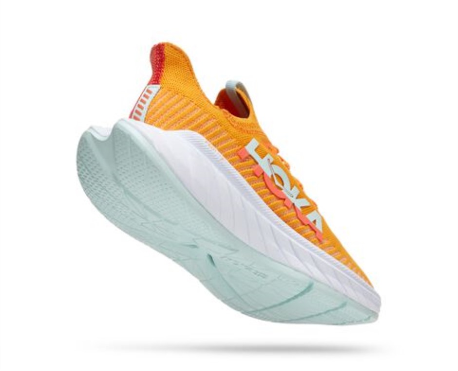 Kohlenstoff X 3 Hoka Strahlendes Gelb
